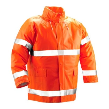 Tingley J53129 Comfort-Brite Jacket, Fluorescent Orange, Large J53129.LG